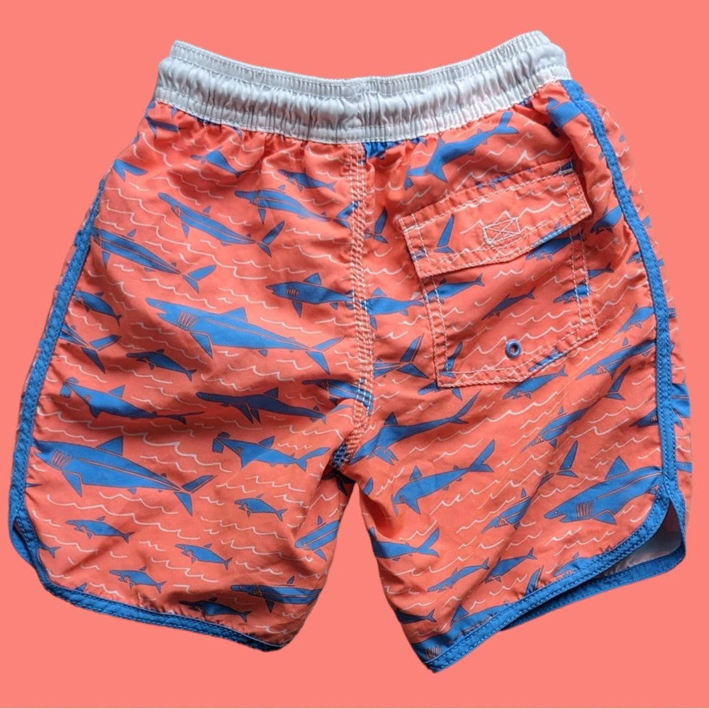 OshKosh shark swimming trunks and rash guard - Picture 3 of 6
